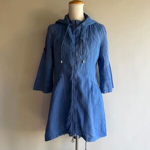 Miilla Linen Peplum Jacket - sz M